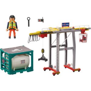 Playmobil Cargo Crane with Container