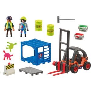 Playmobil Forklift with Freight