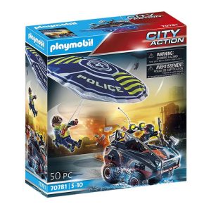 Playmobil Police Parachute with Amphibious Vehicle