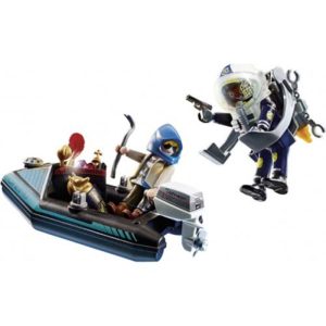 Playmobil Police Jet Pack with Boat