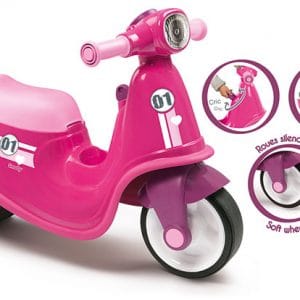 SMOBY SCOOTER RIDE-ON PINK