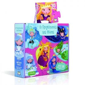 NATURE PRINCESSES – BOOK AND GIANT PUZZLE