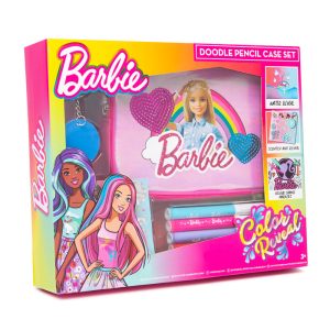 Barbie Color Reveal Pencil Case Set