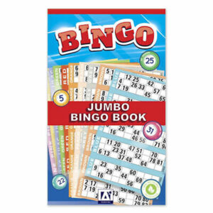 Bingo Ticket Books - 480 Games Coded Tickets Various Colours Large Numbers