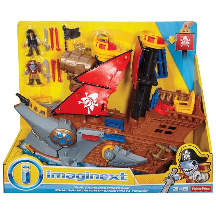Fisher Price Imaginext Shark Bite Pirate Ship Toy Shop