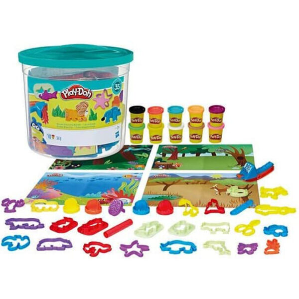 Play doh animal discovery bucket on sale