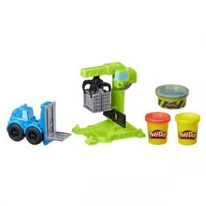 Play-Doh Wheels Crane and Forklift Construction Toys
