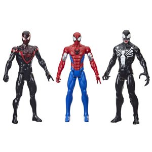 Marvel Spider-Man Titan Hero Series Miles Morales Armored Spider-Man Venom Action Figure