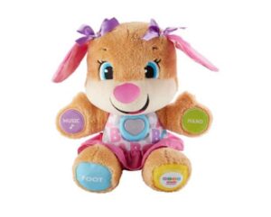 Fisher Price Laugh  Learn Εκπαιδευτικό Ροζ Σκυλάκι Smart Stages
