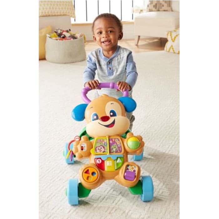 Fisher price laugh and learn smart stages puppy walker top