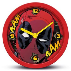 Deadpool (Blam Blam) Clock with Alarm