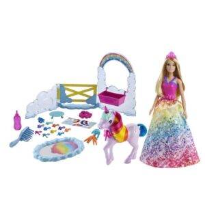 Barbie™ Dreamtopia Playset with Barbie® Doll, Pet Unicorn