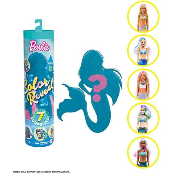 Barbie color clearance reveal sirena liverpool