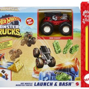 Hot Wheels® Monster Trucks Launch and Bash Play Set