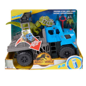 Jurassic World Imaginext® Break Out Dinο Thrashing Dinosaur Hauler Vehicle Set