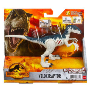 Jurassic World Extreme Damage Feature Dino Velociraptor