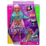 Barbie® Extra Doll #10 in Floral-Print Jacket with DJ Mouse Pet