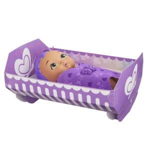 Mattel My Garden Baby:Feed & Change Baby Butterfly Doll Purple