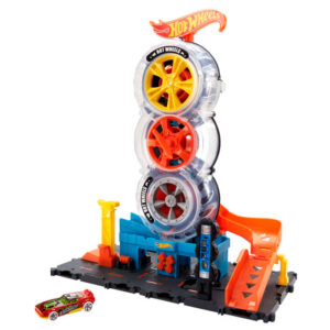 Hot Wheels® Πίστα City Με Περιστρεφόμενες Ρόδες