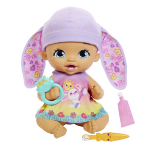 Mattel My Garden Baby: Feed & Change Baby Butterfly Doll – Magenta
