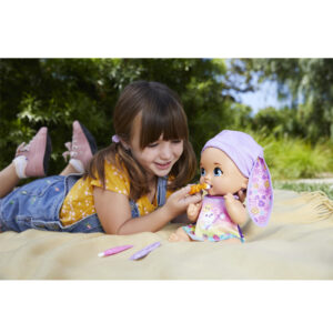 Mattel My Garden Baby: Feed & Change Baby Butterfly Doll – Magenta