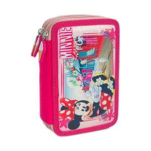 Children’s Pencil Case 3 zipper Minnie