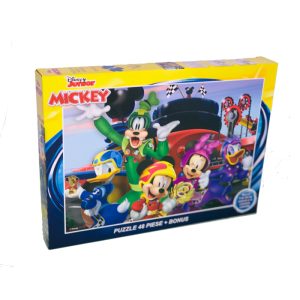 Disney Junior Mickey Puzzle 48 Pcs + Drawing Set