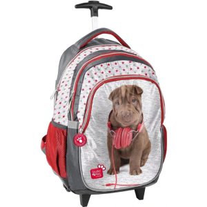 Primary School Bag Trolley Paso Studio Pet Puppy