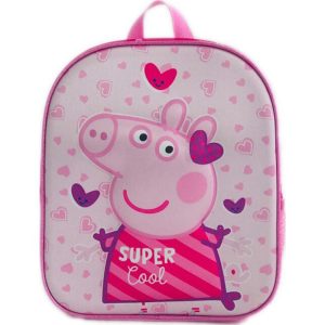 Σχολική Τσάντα Πλάτης Νηπιαγωγείου 3D Peppa Pig
