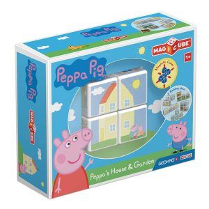 GEOMAG Magicube Peppa Pig Peppa’s House and Garden