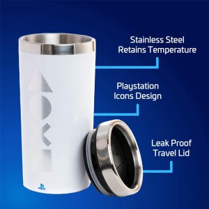 Playstation PS5 Stainless Steel Travel Mug 450 ml