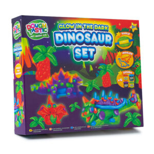 Glow In The Dark Dough Dinosaur Set