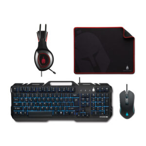 Spartan Gear Hydra II  Gaming Combo Keyboard, Mouse, Headset, Mousepad