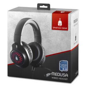 Spartan Gear -Medusa Wired Headset Black
