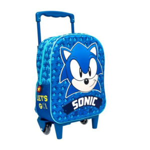 Kindergarten Trolley Bag 3D Sonic