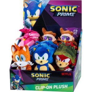 Sonic P.M.I. Prime Clip On Plush Character15cm SON7004