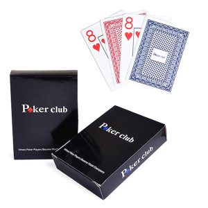 Τράπουλα Poker Club Πλαστική Κόκκινο Μπλε – 2 τμχ